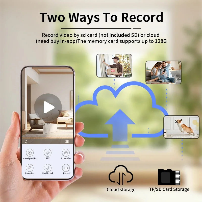 Advanced 8MP E27 Bulb Wireless Camera with Two-Way Audio and Smart Tracking for Ultimate Home Security