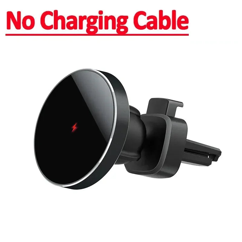 Revolutionary 30W Magnetic Wireless Car Charger & Phone Holder for iPhone 15-11 - Fast Charging Made Easy!