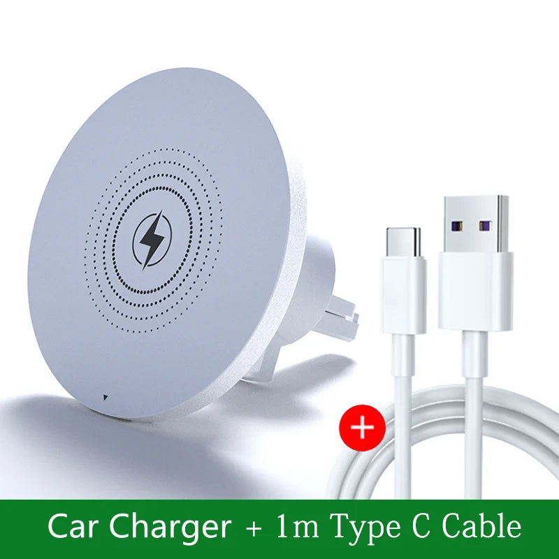 Revolutionary 30W Magnetic Wireless Car Charger & Phone Holder for iPhone 15-11 - Fast Charging Made Easy!
