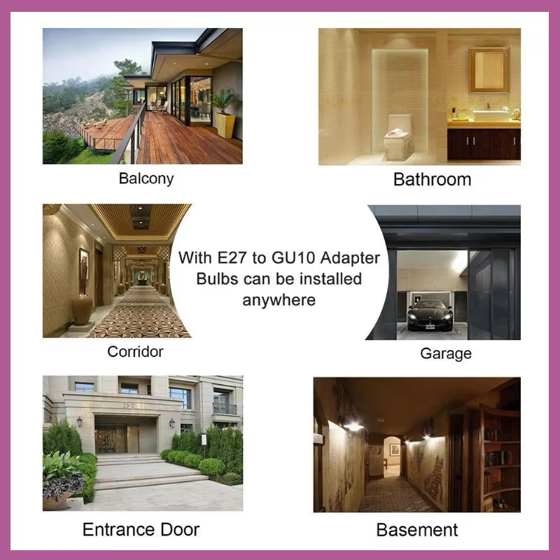 B22 to E27 Adapter Screw Bulb Adapter Converter Led Lamp Holder Conversion Bulb Base Lighting Accessories B2