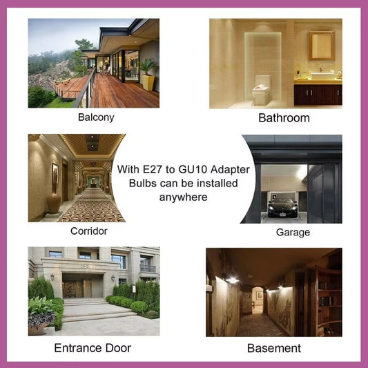 B22 to E27 Adapter Screw Bulb Adapter Converter Led Lamp Holder Conversion Bulb Base Lighting Accessories B2