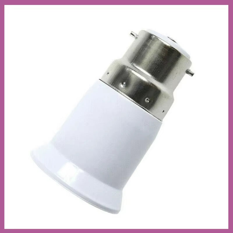 B22 to E27 Adapter Screw Bulb Adapter Converter Led Lamp Holder Conversion Bulb Base Lighting Accessories B2
